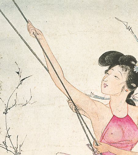 长安-胡也佛的仕女画和最知名的金瓶梅秘戏图